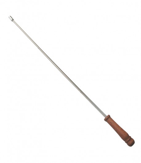 Metal rod with screw and wood handle LT55946