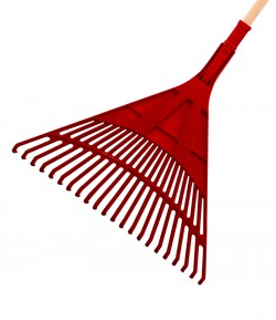 Pvc rake, for leaves, 500 mm, click LT35680