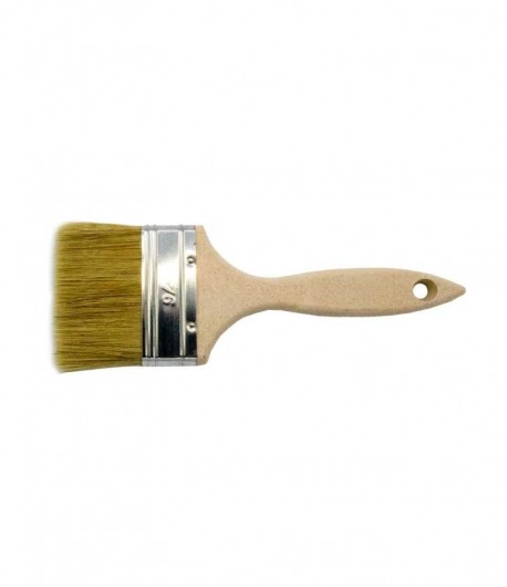 Paint brush, natural wood handle LT09527