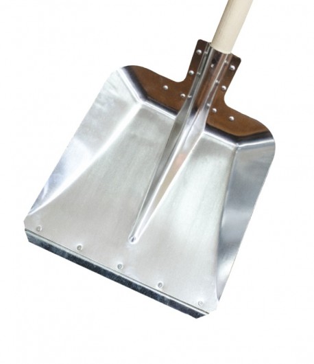 Lopata aluminiu pentru zapada, 380 mm, cu intaritura, coada PROFI,  LT35888