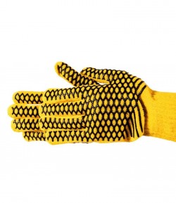 PVC net, knitted working gloves LT74125