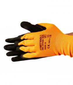 Yellow latex working gloves LT74170