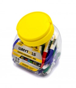 Mini Permanent Markers, Colored, 80 pcs, LT09201
