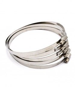 Stainless steel hose clamp, 8-12 mm, 10 pcs, LT73778